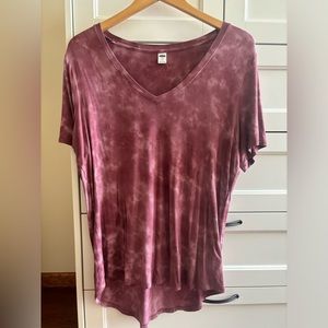 Old Navy Luxe Tie-Dye V-Neck T-Shirt for Women